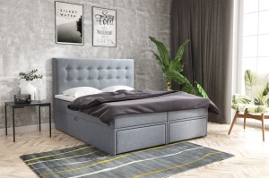 XAVER Boxspringbett mit Bettkasten Deine Möbel