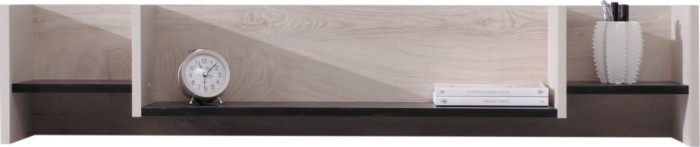 Hängeregal PETRA 13 schwarz eiche beige.jpg