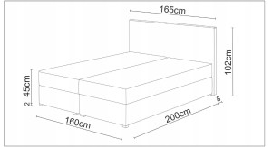 NAOMI Boxspringbett mit Bettkasten Deine Möbel