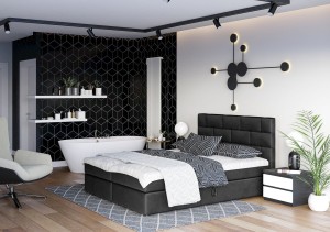 NAOMI Boxspringbett mit Bettkasten Deine Möbel