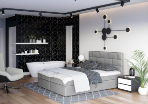 NAOMI Boxspringbett mit Bettkasten Deine Möbel