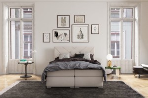 L-DA009 Boxspringbett mit Bettkasten Deine Möbel