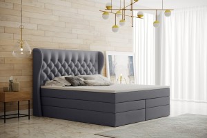 DUBAI II Boxspringbett mit Bettkasten Höhe 140 cm Deine Möbel