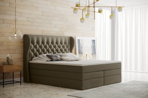 DUBAI II Boxspringbett mit Bettkasten Höhe 140 cm Deine Möbel