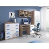 Modernes Jugendzimmer Set mit Schreibtisch, Kommode und Kleiderschrank.