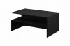 Eleganter schwarzer Couchtisch mit praktischer Ablagefläche