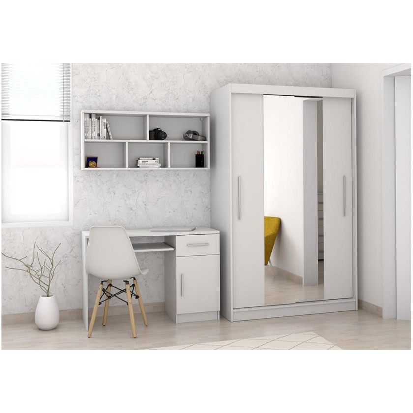 TOBBI BIS 3 Kinderzimmer-Set Jugendzimmer-Set mit Schwebetürenschrank Deine Möbel