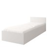 Modernes weißes Einzelbett für Jugend- oder Gästezimmer