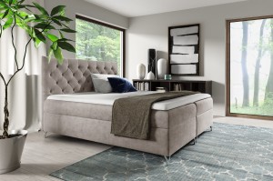 GAVI Boxspringbett mit Bettkasten Deine Möbel