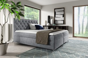 GAVI Boxspringbett mit Bettkasten Deine Möbel