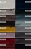 Farbmuster Riviera Samtstoff für Wersal Möbel in verschiedenen Farben.
