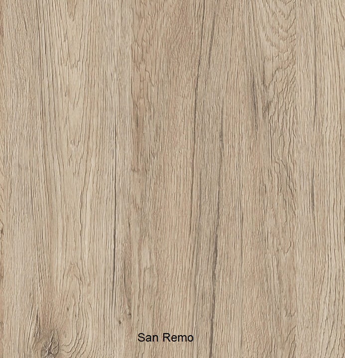 San Remo Eiche Dekor Holzstruktur für Badezimmermöbel
