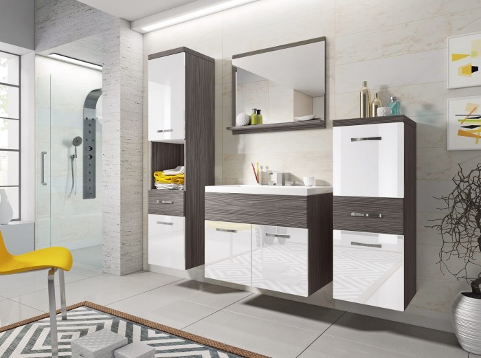 Badezimmer Badmöbel-Set ANKE Bodega + Weiß Hochglanz.jpg