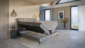 NEL Boxspringbett mit Bettkasten Deine Möbel