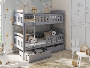 RIO Etagenbett für 2 Kinder mit Schubladen Deine Möbel