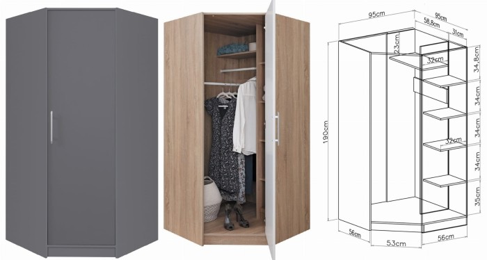 Garberobe Kleiderschrank Eckschrank SAM SR4 Anthrazit'.jpg