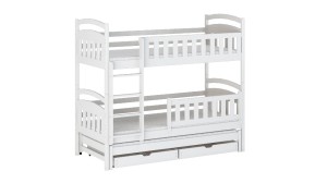 IDA Etagenbett Ausziehbett für 3 Kinder mit Schubladen Deine Möbel