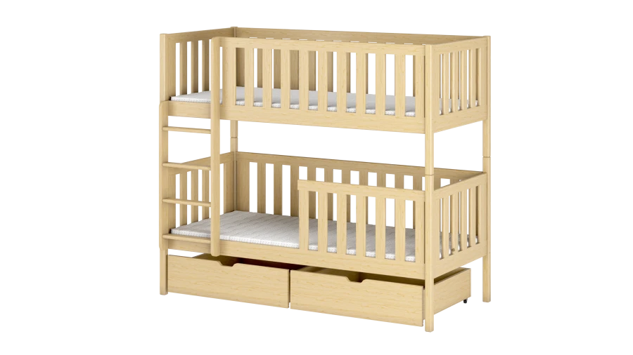 Etagenbett für 2 Kinder MANUEL Kiefer
