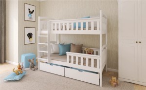 RIO Etagenbett für 2 Kinder mit Schubladen Deine Möbel