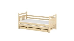 DOMINIK Kinderbett Ausziehbett für 2 Kinder mit Schubladen Deine Möbel