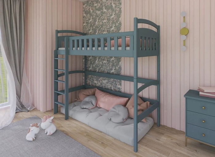 Etagenbett Hochbett für 1 Kind MALI Aschgrau.jpg