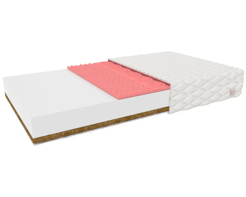 Kaltschaummatratze + VISCO Memory Schaum + KOKOS 13 cm Deine Möbel