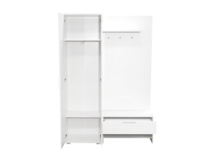 MILANO Flurgarderobe Garderobe Garderoben-Set Loft Still mit Spiegel
