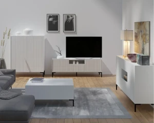 LARGO 02 Kommode mit geriffelten Fronten Deine Möbel