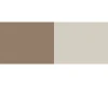 Farbmuster für Kindermöbel in den Nuancen Altrosa und helles Beige.