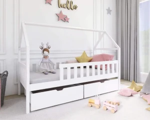 DOLLY I Hausbett Einzelbett mit Schubladen Deine Möbel