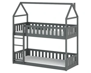 PAULINE Etagenbett Bodenbett Hausbett für 2 Kinder Deine Möbel