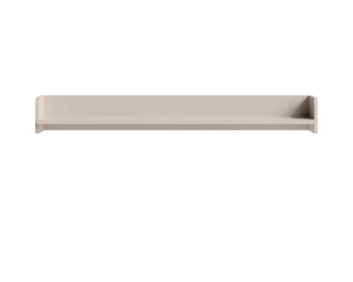 Minimalistisches Wandregal in Hellbeige aus der Georgia Kollektion für moderne Wandgestaltung.