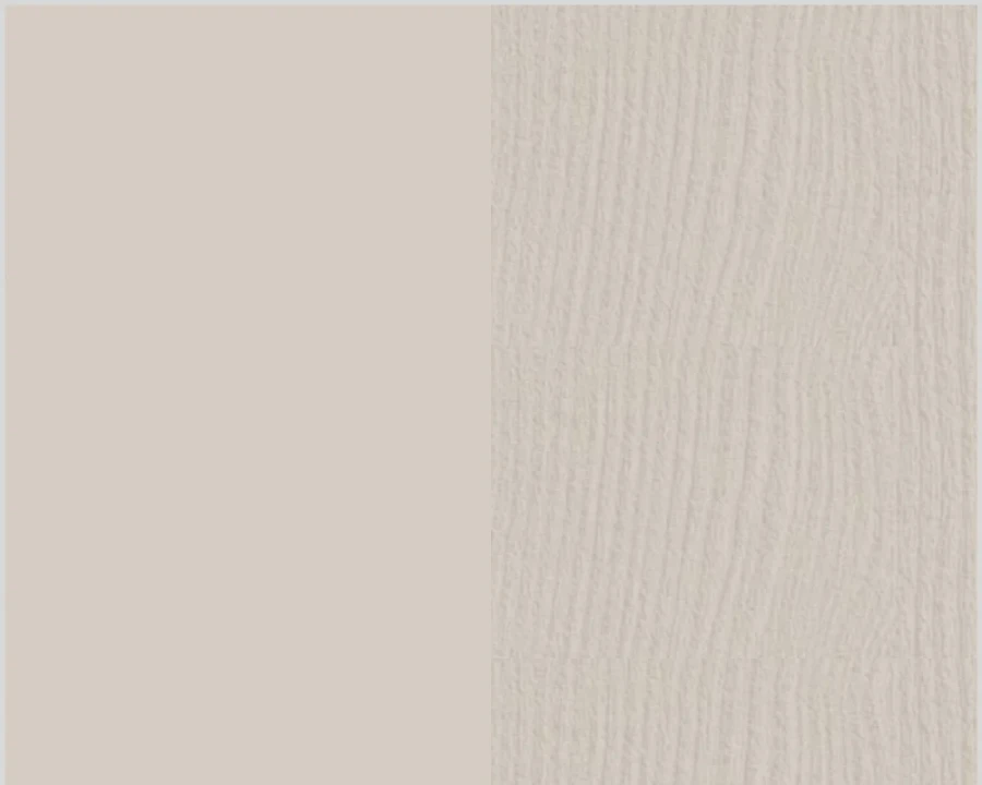 Materialprobe und Farbmuster der Georgia Möbel in Beige und strukturierter Holzoptik.