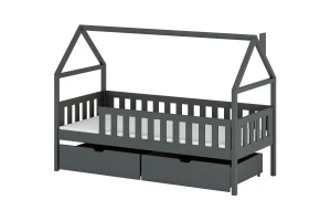 DOLLY 90x200 Graphit Kinderbett Deine Möbel