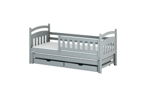 GABRIEL 90x200 Aschgrau Ausziehbett Kinderbett Deine Möbel