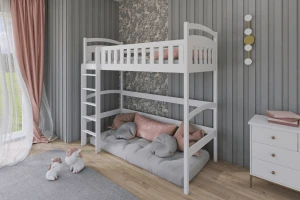 MALI 90x200 Natur Kiefer Hochbett Deine Möbel