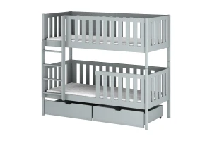 MANUEL 90x200 Aschgrau Etagenbett Deine Möbel