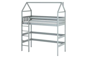 MARINA 90x200 Aschgrau Hochbett Deine Möbel