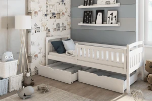 TIMO 90x200 Weiß Kinderbett Deine Möbel