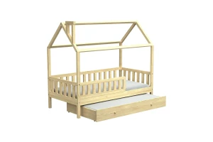 ROSI 120x200 Kiefer Hausbett Ausziehbett Deine Möbel