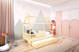 ROSI 120x200 Kiefer Hausbett Ausziehbett Deine Möbel