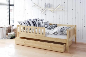 SOPHIA 120x200 Kiefer Kinderbett mit einer Schublade Deine Möbel