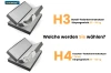 Matratzenvergleich: H3 Bonell-Federkern gegen H4 7-Zonen Taschen-Federkern.