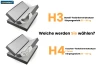 Matratzen-Härtegrad Vergleich H3 und H4: Bonell- vs. Taschen-Federkernmatratzen.