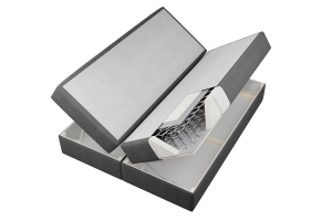 CARIN 120x200 Velour Kronos 09 Dunkelblau Boxspringbett mit Bettkasten Deine Möbel