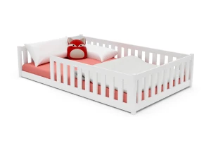 BELMO 120x200 Weiß Kinderbett Laufstall Deine Möbel