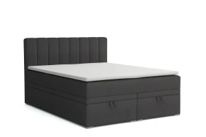 DAVID Boxspringbett mit Bettkasten und einer durchgehenden Matratze H4 Deine Möbel