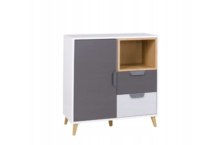 JUSTIN-9-Kommode-Kinderkommode-Jugendkommode Sideboard 80 cm breit Kinderzimmer-Jugendzimmer-Schlafzimmer-Deine-Moebel