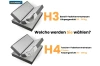 Vergelijking hardheidsgraden: H3 bonellvering en H4 7-zone pocketvering matrassen.