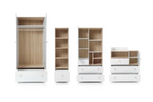 OKTAVIA A Babyzimmer-Komplettset OKTAVIA A Kinderzimmer-Set mit Wickelkommode Wickeltisch Babyzimmer Kinderzimmer Deine Möbel